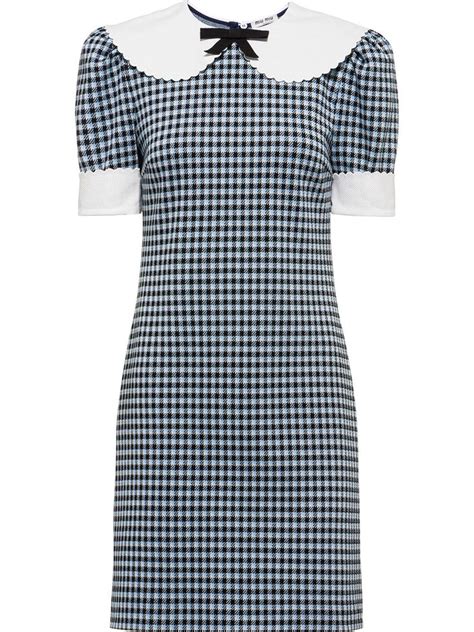 miu miu gingham dress|Miu Miu Gingham Dresses for Women .